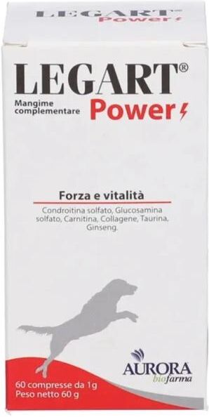 Legart Power Mangime Complementare Forza E Vitalità Cani 60 Compresse