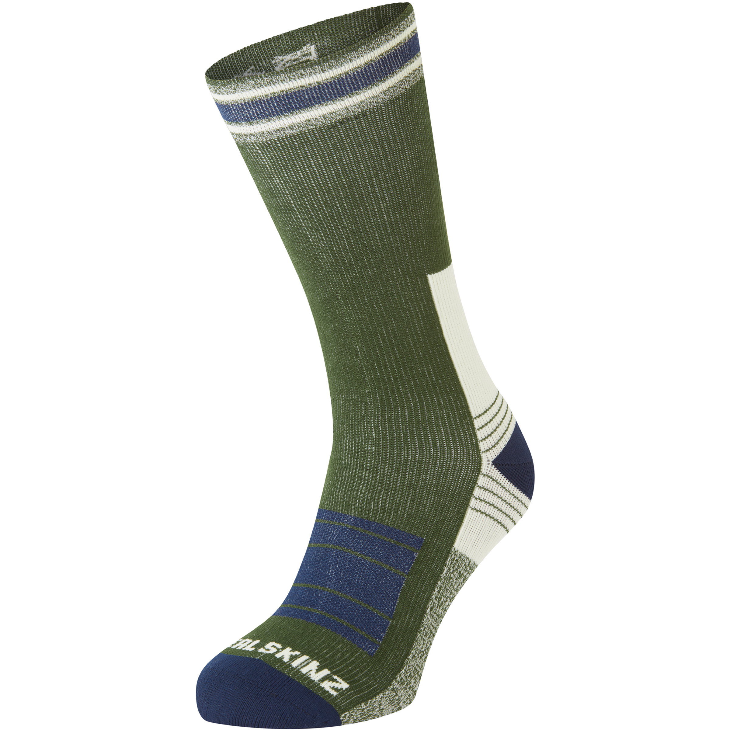 SealSkinz Norwich Wandersocken oliv Größe 43 Trekking Elastisch Wasserabweisend