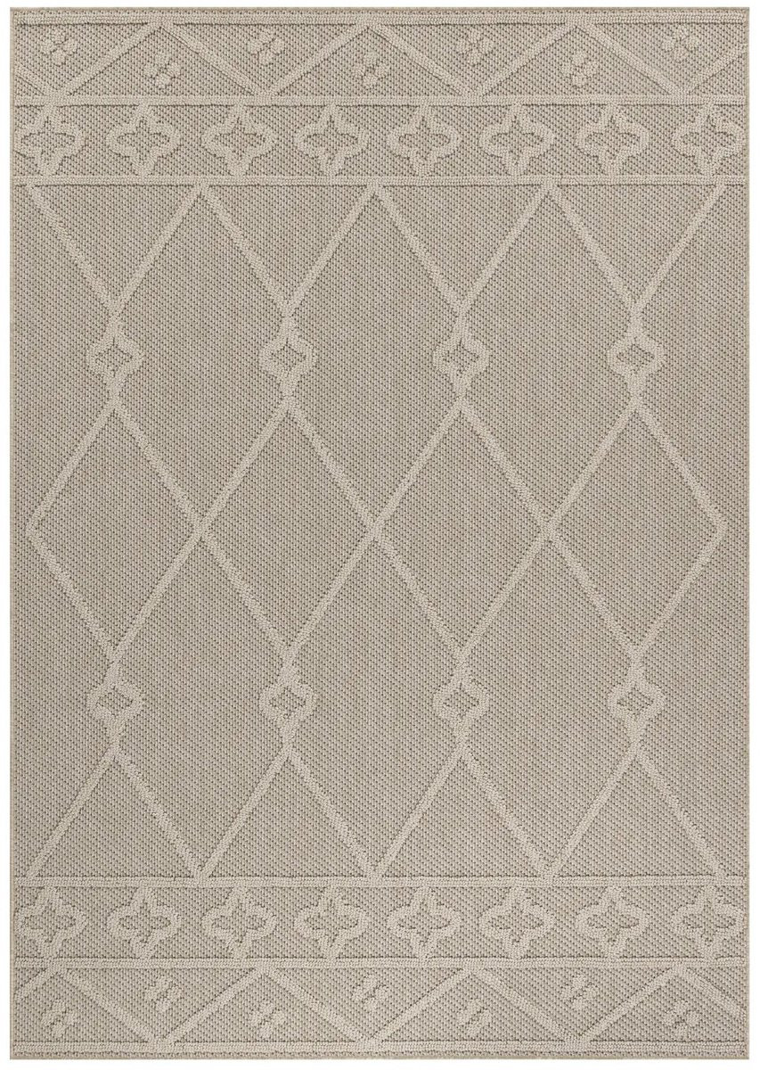Scandinavisch Vloerkleed Patara Geometric Beige Polypropyleen