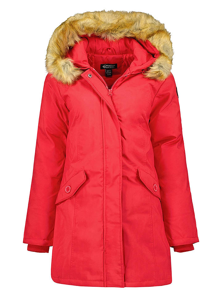 Canadian Peak Parka "Dinastipeak" in Rot - M