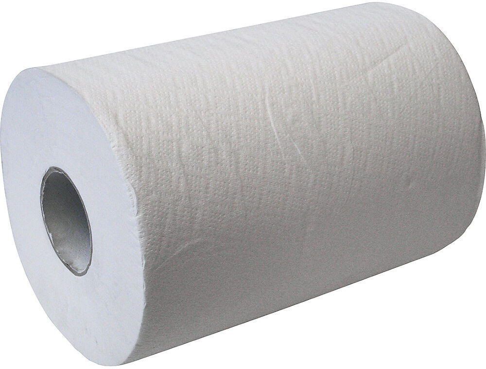 Papierhandtuchrolle, Zellstoff, hochweiß, 3-lagig, Breite 220 mm, VE à 6 Rollen CWS