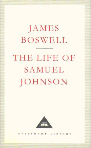 James Boswell - The Life Of Samuel Johnson (Everyman's Library Classics) - Preis vom 16.10.2026 11:41:07 h