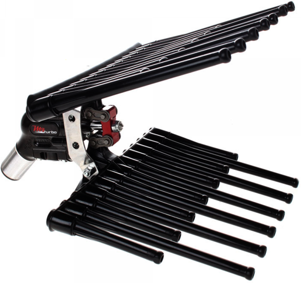 Pneumatische Olivenerntemaschine Lisam MG Turbo - Olivenrüttler 7 - 8 bar - 1800 Schläge pro Minute