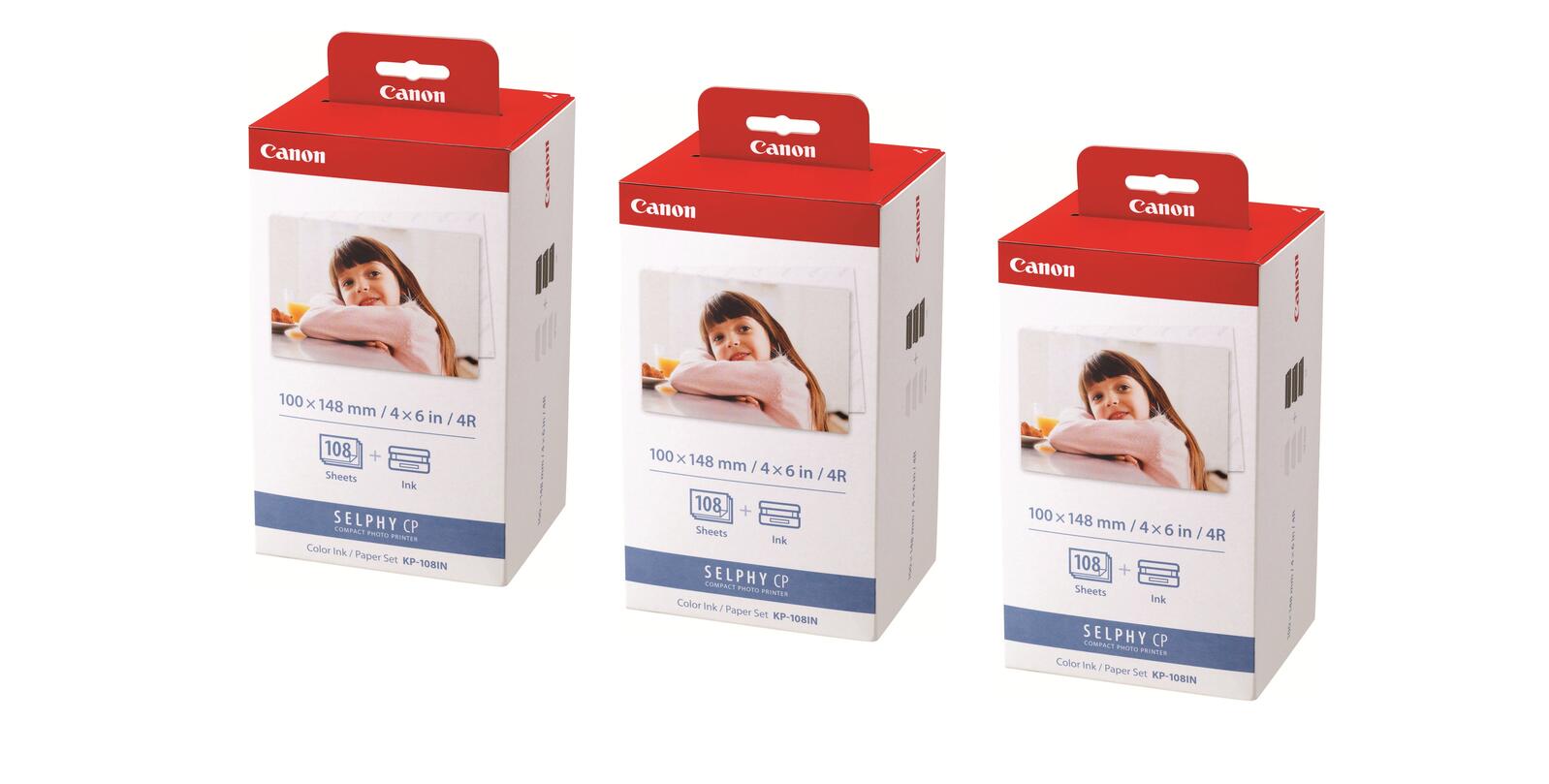 Canon Original KP-108IN 3er-Pack Farbbandkassette - cyan, magenta, gelb 3115B001