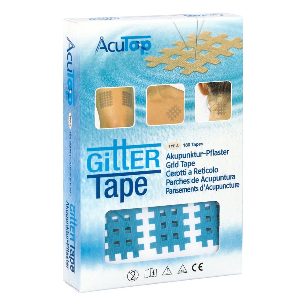 Römer-Pharma GmbH Gitter Tape Acutop Akupunkturpflaster 2x3 cm blau 12397296