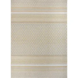FLACHWEBTEPPICH Berber ESERA Polypropylen Beige 200 x 280 cm