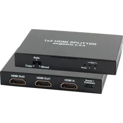 SHVP SP05-10001 - HDMITM Splitter 4K/2K 60 Hz, HDR, 1in / 2out