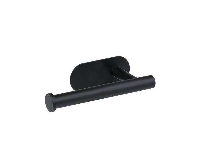 Toilettenpapierhalter zur Klebemontage 17 x 5 x 9 cm schwarz