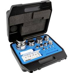Kern 303-084 Gewichtssatz, E1, 1 mg - 5 kg, Knopf, Edelstahl poliert, im Kunststoffkoffer