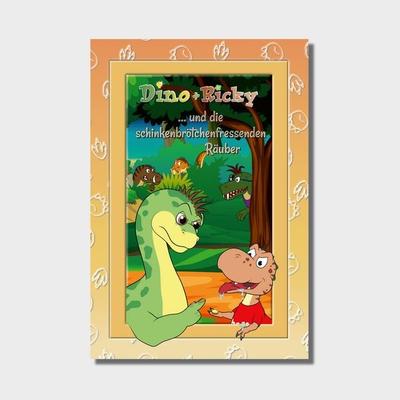 Dino + Ricky (1) und die schinkenbrötchenfressenden Räuber, Set von Peter Kruck, Dino Fino Verlag, 978-3-949074-14-1