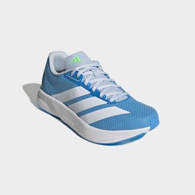 Laufschuh ADIDAS PERFORMANCE "DURAMO RC2", Damen, Gr. 40,5, blau burst, ftwr weiß, lime burst, Textil, Schuhe Laufschuh, sehr leicht