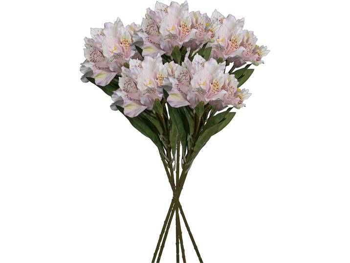Kunstblume CREATIV GREEN Alstromeria , rosa, H:62cm, Kunststoff, Kunstpflanzen, Kunstblume, mit traumhaft schönen Blüten