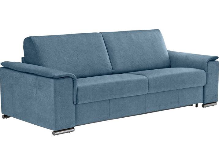 Egoitaliano 2,5-Sitzer Cecilia, modern & elegant, erstklassiger Sitzkomfort, Breite 234cm, mit verchromten Metallfüßen