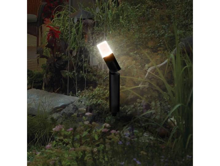 LEDVANCE LED-Erdspießleuchte Endura Hybrid Rota Spike 1W 1 W, schwarz, Kunststoff