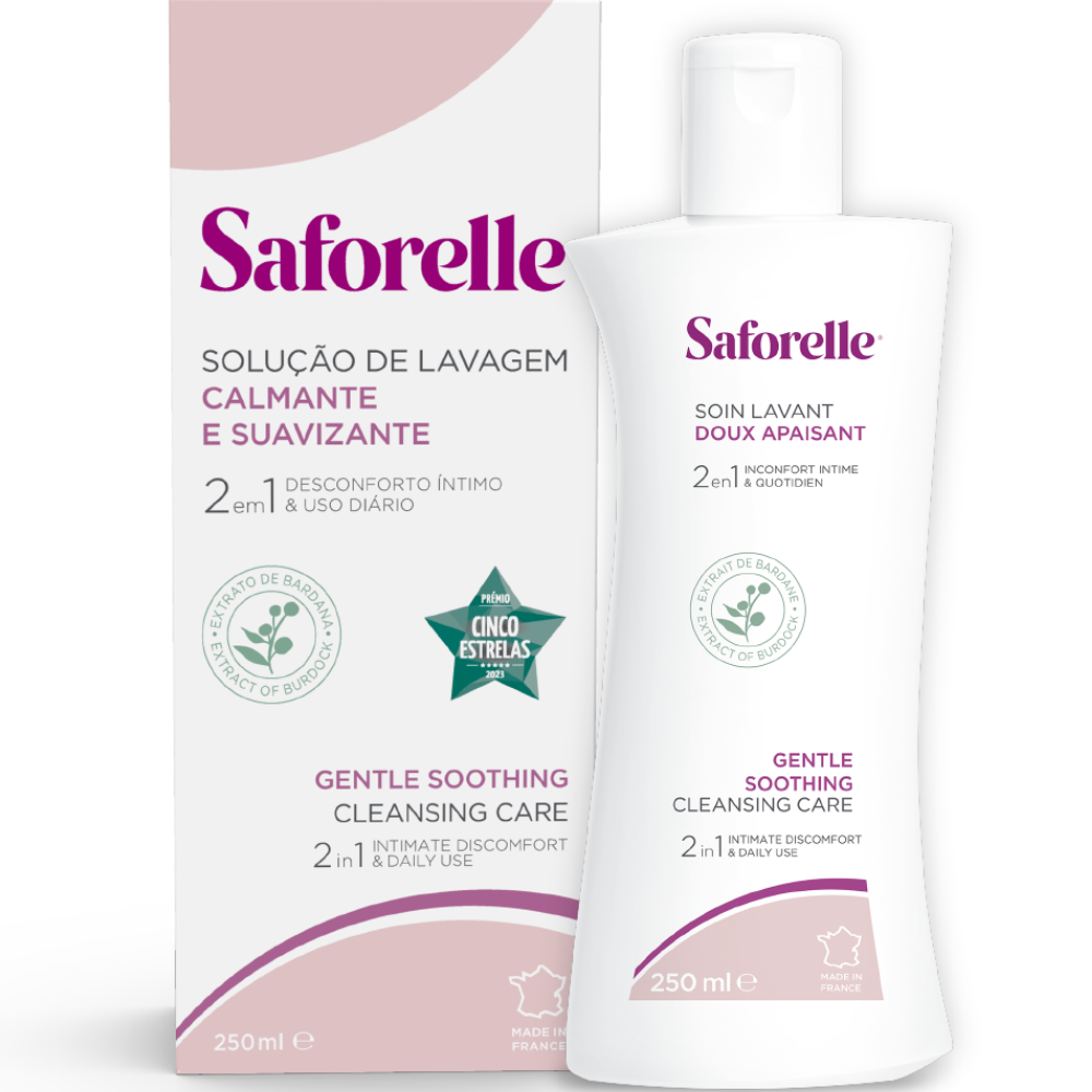 Saforelle Gentle Cleansing Intimate Care Soothes Itchiness and Discomfort 500mL