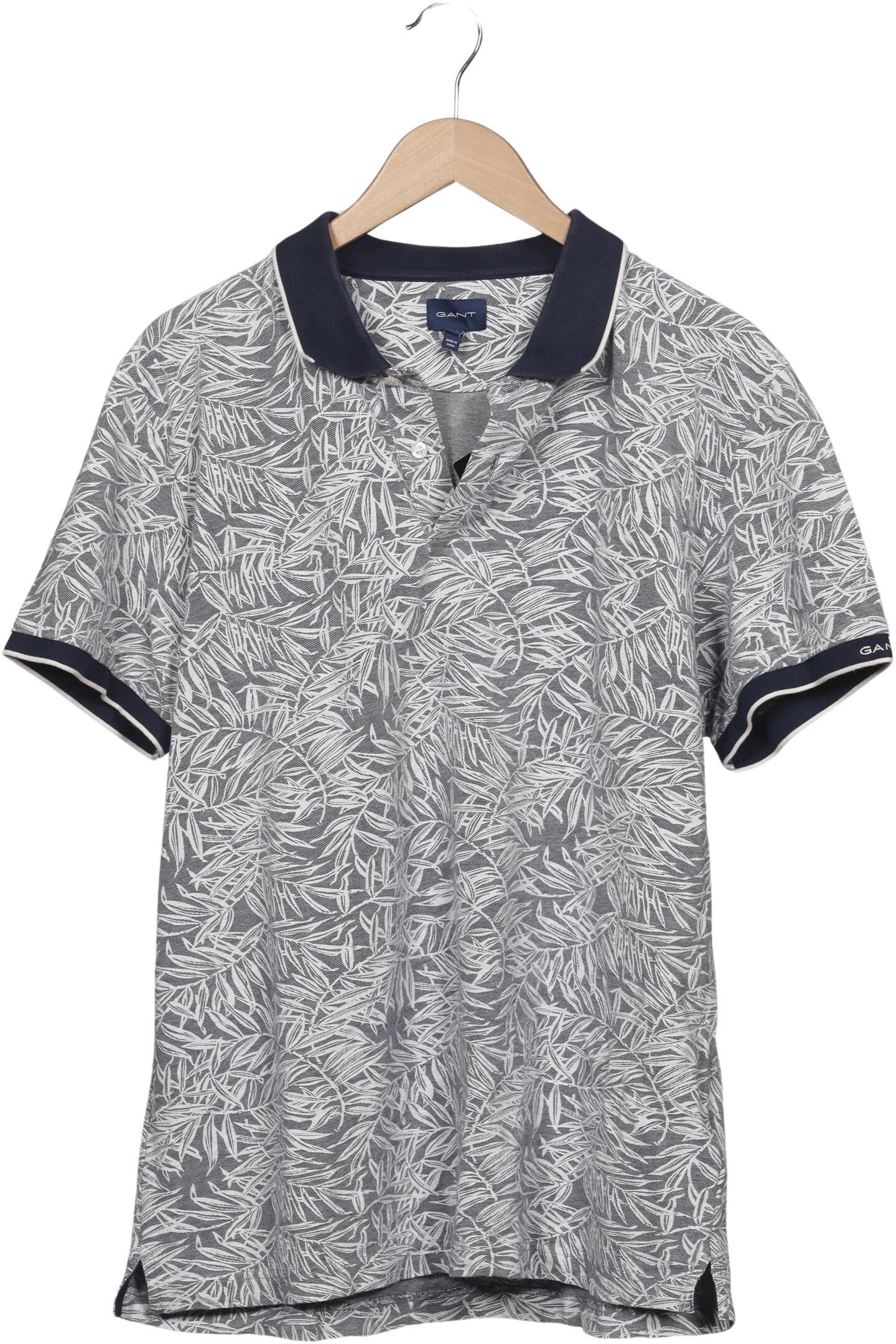 Gant Herren Poloshirt, Mehrfarbig, Gr. Xxl, Baumwolle - Second Hand