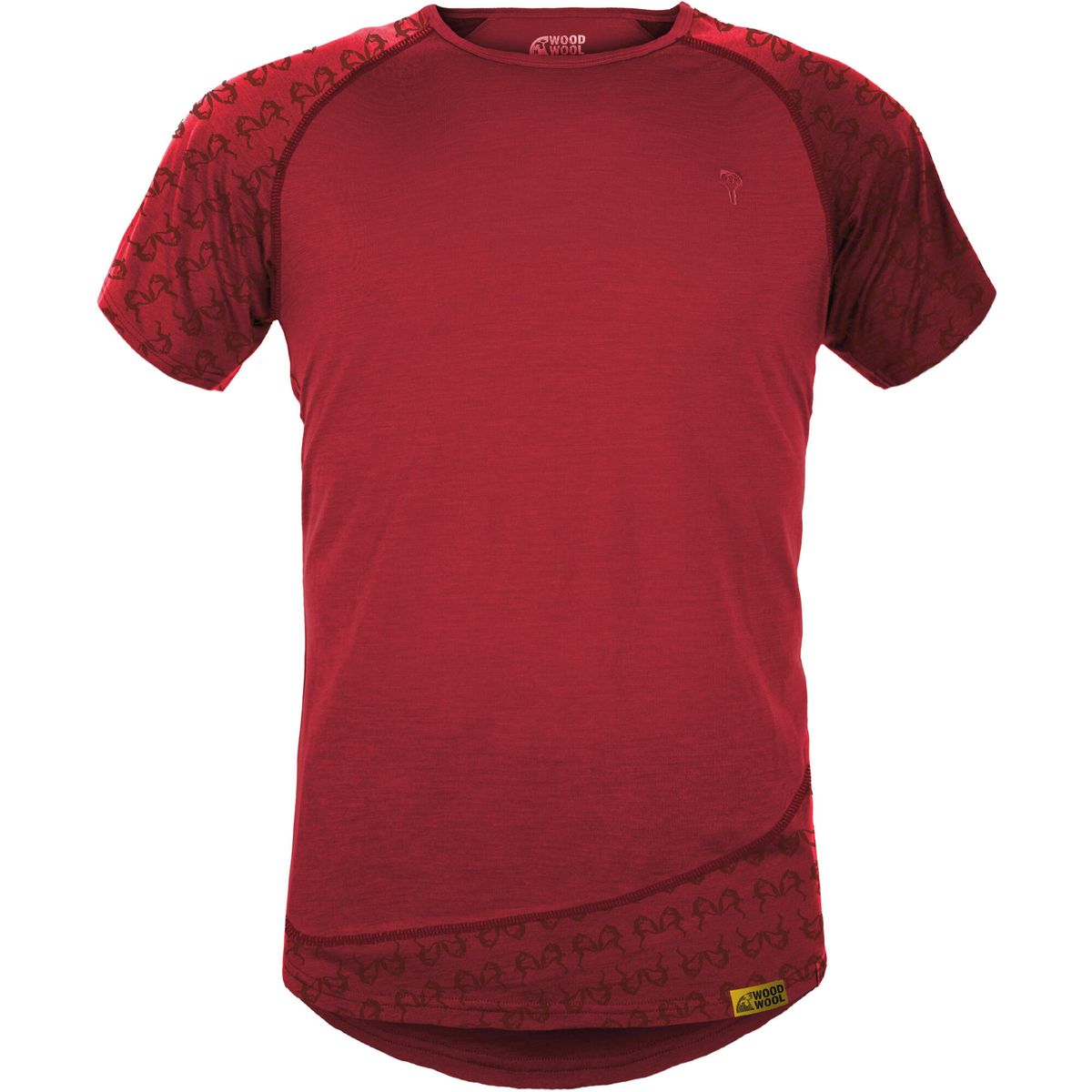 Grüezi Bag Woodwool T-shirt Mr. Sulu Boulder fired red brick (5002) M 2761-5002-M