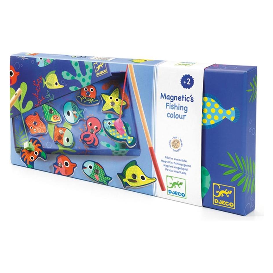 Djeco Magnetspiel Fishing Colour (Multilingual, 1 Spieler) (DJ01653)