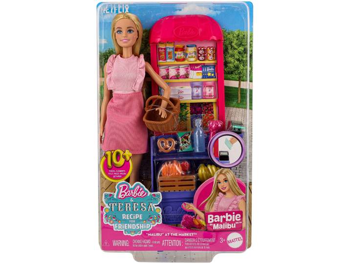 Barbie Malibu Marktstand Spielset 3+ Jahre