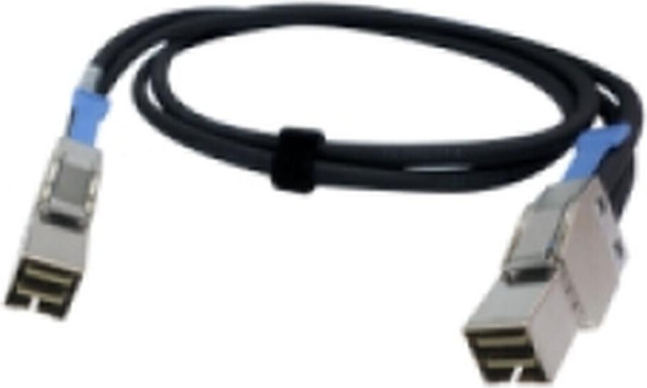 QNAP CAB-SAS05M-8644 Externe SAS-kabel 12 Gbit/s 36-pins 4x Mini SAS HD SFF-8644 naar 36-pins 4x Mini SAS HD SFF-8644 Zwart 50 cm