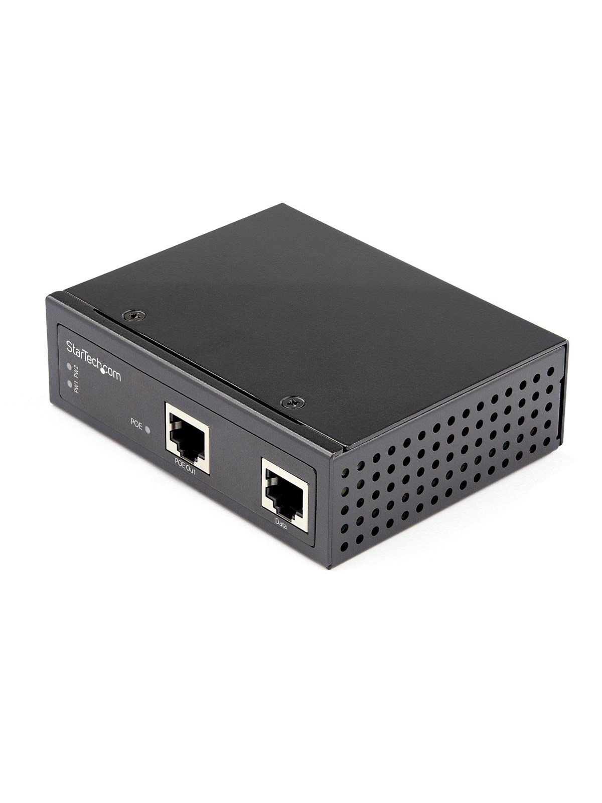 StarTech.com POEINJ1G90W Industrial Gigabit PoE Injector - High Speed/High Power 90W - 802.3bt PoE++ 52V-56VDC DIN Rail UPoE/Ultra Power Over Ethernet Injector Adapter -40C to +75C Rugged