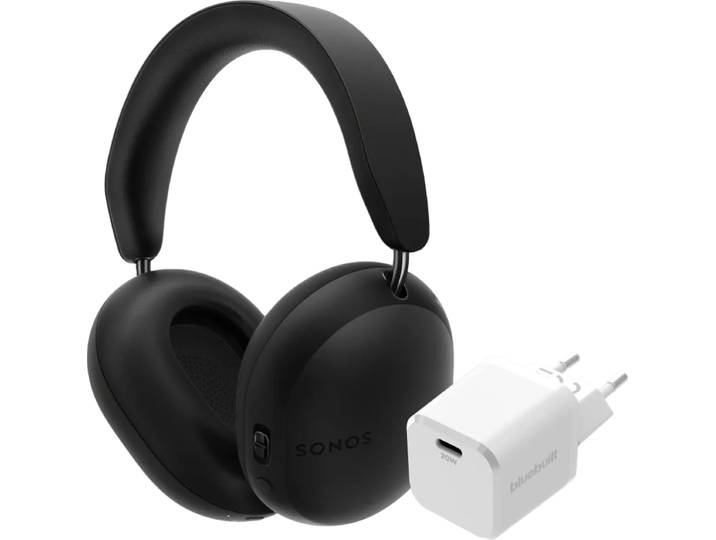 Sonos Ace Zwart + BlueBuilt Power Delivery Oplader met Usb C