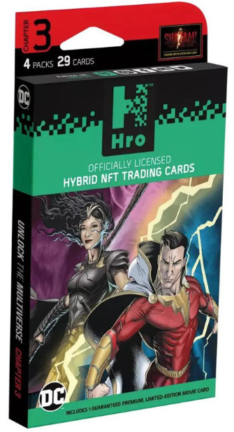 ASS Spielkartenfabrik DC Heroes Hoofdstuk 3 Shazam verzamelkaarten 4-delige set hybride editie