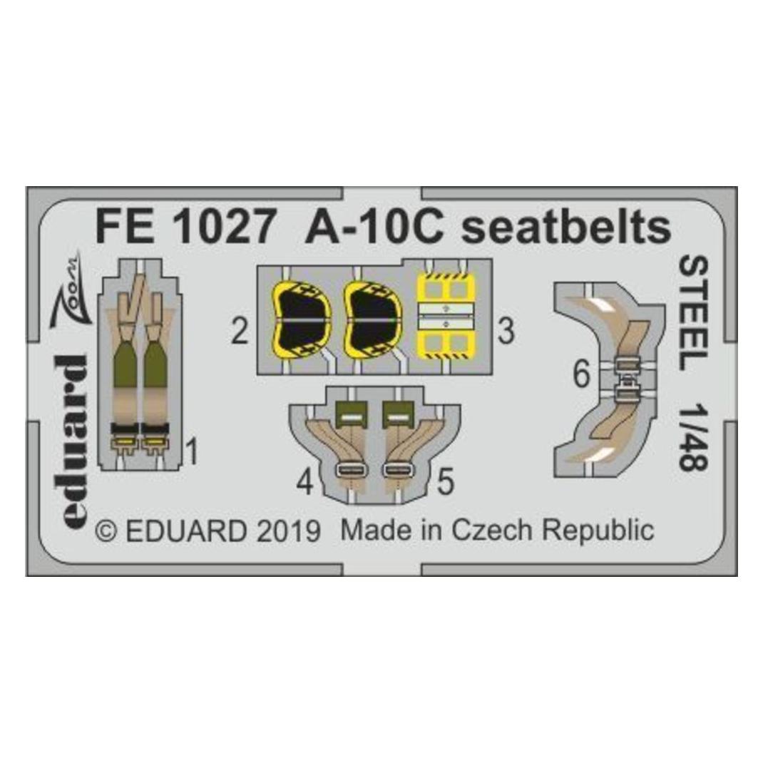 Eduard A-10C seatbelts STEEL for Italeri (FE1027)