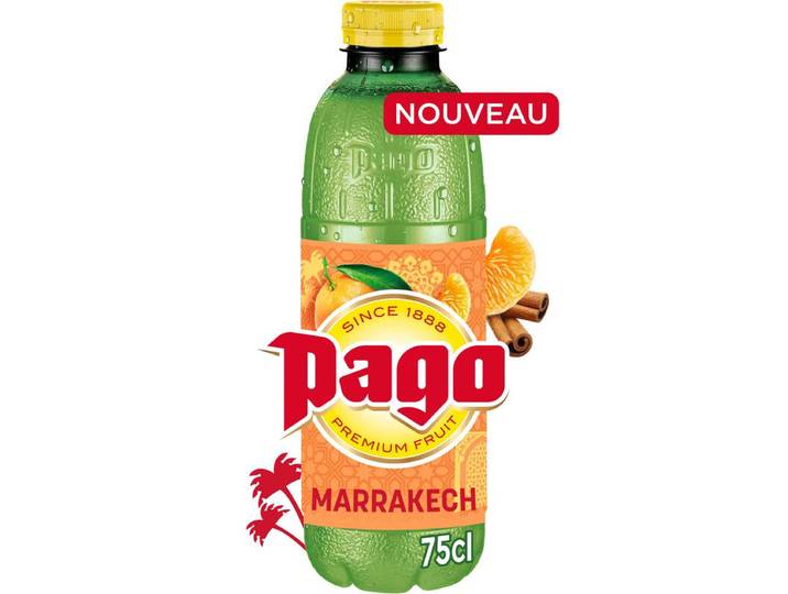 PAGO Jus destination marrakech orange mandarine cannelle 75cl