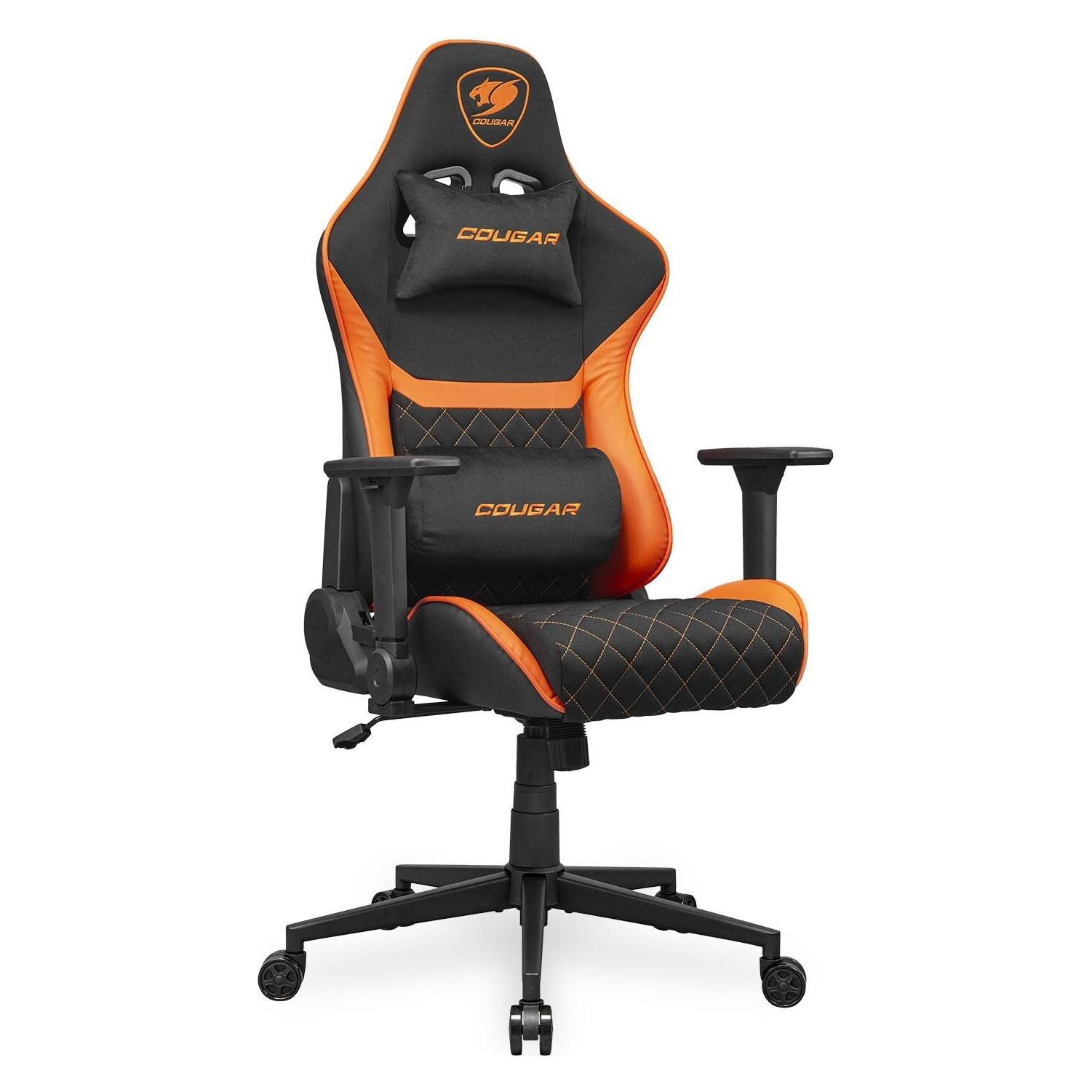 Cougar Gaming-Stuhl Armor One V2 F, PVC/Stoff,Schwarz/Orange (CGR-A2F)
