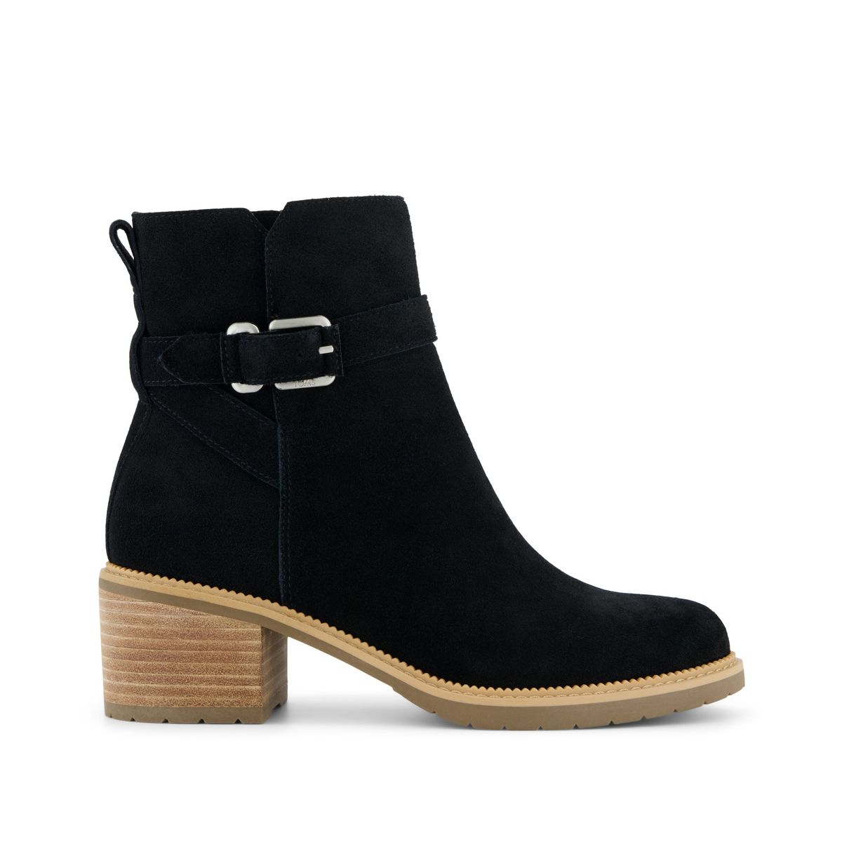 Toms Hailey Buckle black suede 39 10022549-39