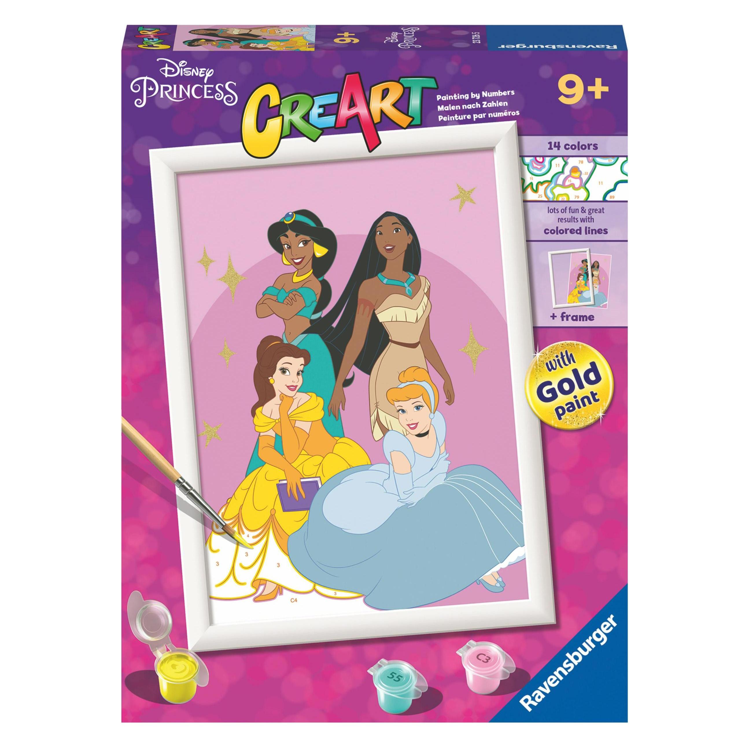 Ravensburger Malen nach Zahlen - Disney Prinzessinnen (23726)