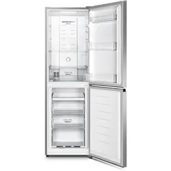 Gorenje NRK418DCS4 ED, Kühlschrank Freistehend, Silber, Grau