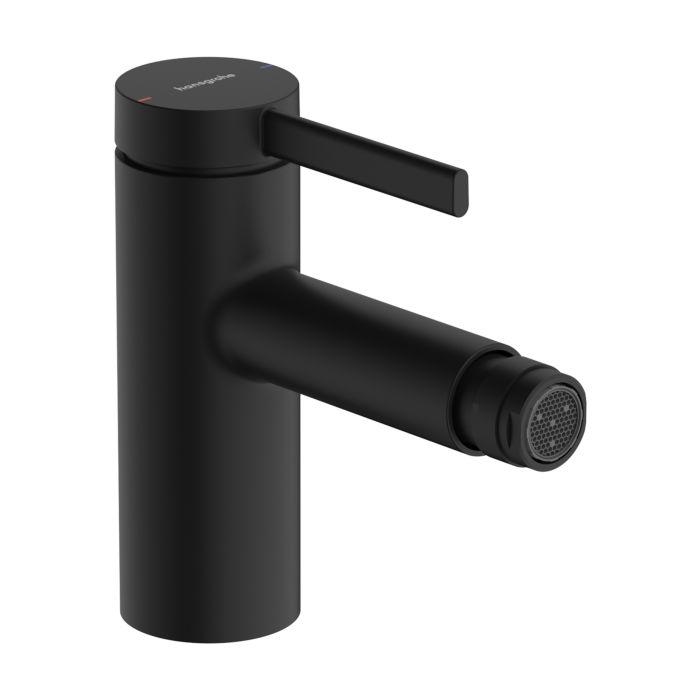 hansgrohe Zesis S Bidetarmatur 74201670 Ausladung 122mm, Ablaufventil Metall, schwarz matt