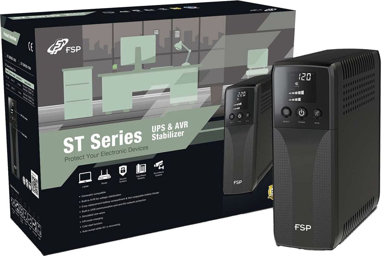 Fortron PPF7200600 FSP UPS Line-interactive 1200VA 720W RJ45