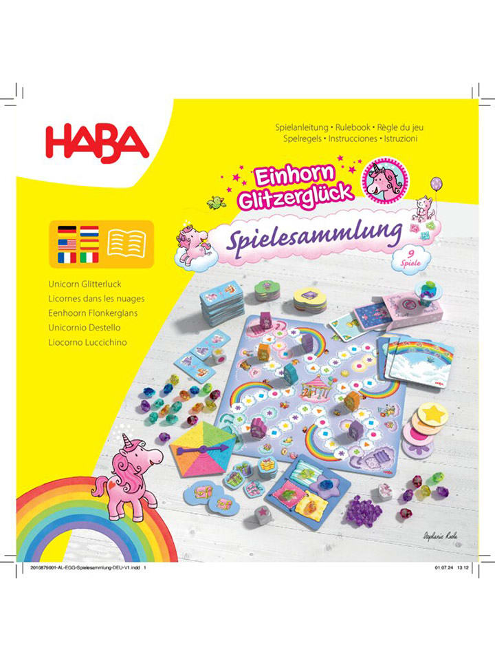 Haba Spielesammlung "Einhorn Glitzerglück" - ab 3 Jahren - onesize