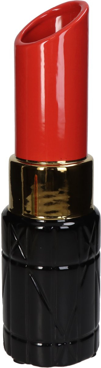 HD Collection Vaas Lipstick Red H 35 cm