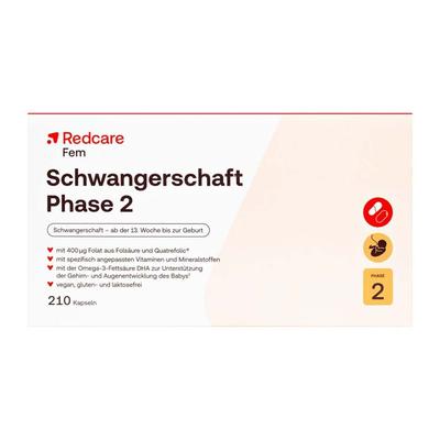 Schwangerschaft Phase 2 RedCare Kapseln 210 St