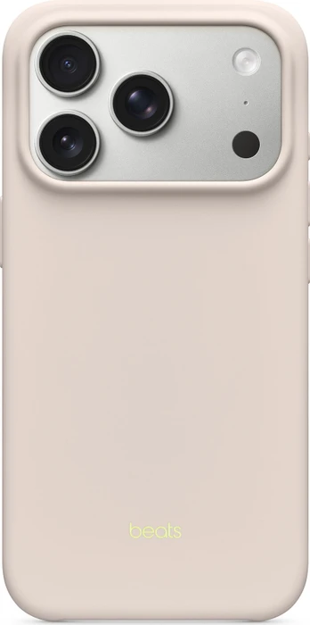 Apple Beats-Hülle für iPhone 17 Pro mit MagSafe und Kamerasteuerung Kalkstein-Grau