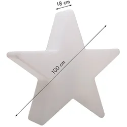 8 seasons design Solar LED-Dekoleuchte Shining Star Ø 100 cm