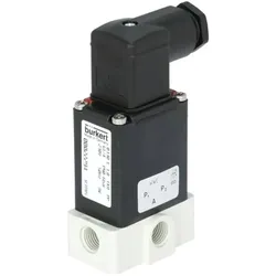 Bürkert 3/2-Wege-Mischventil für aggressive Medien, G 1/4′′ (Gehäuse), Elektronikzubehör + Gehäuse
