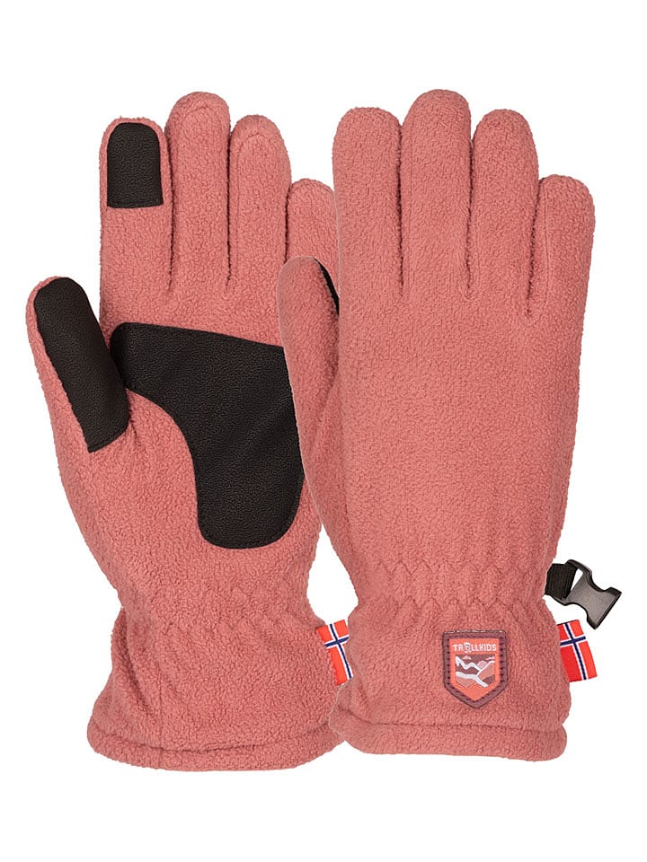 Trollkids Fingerhandschuhe "Eikedalen" in Rosa - 3