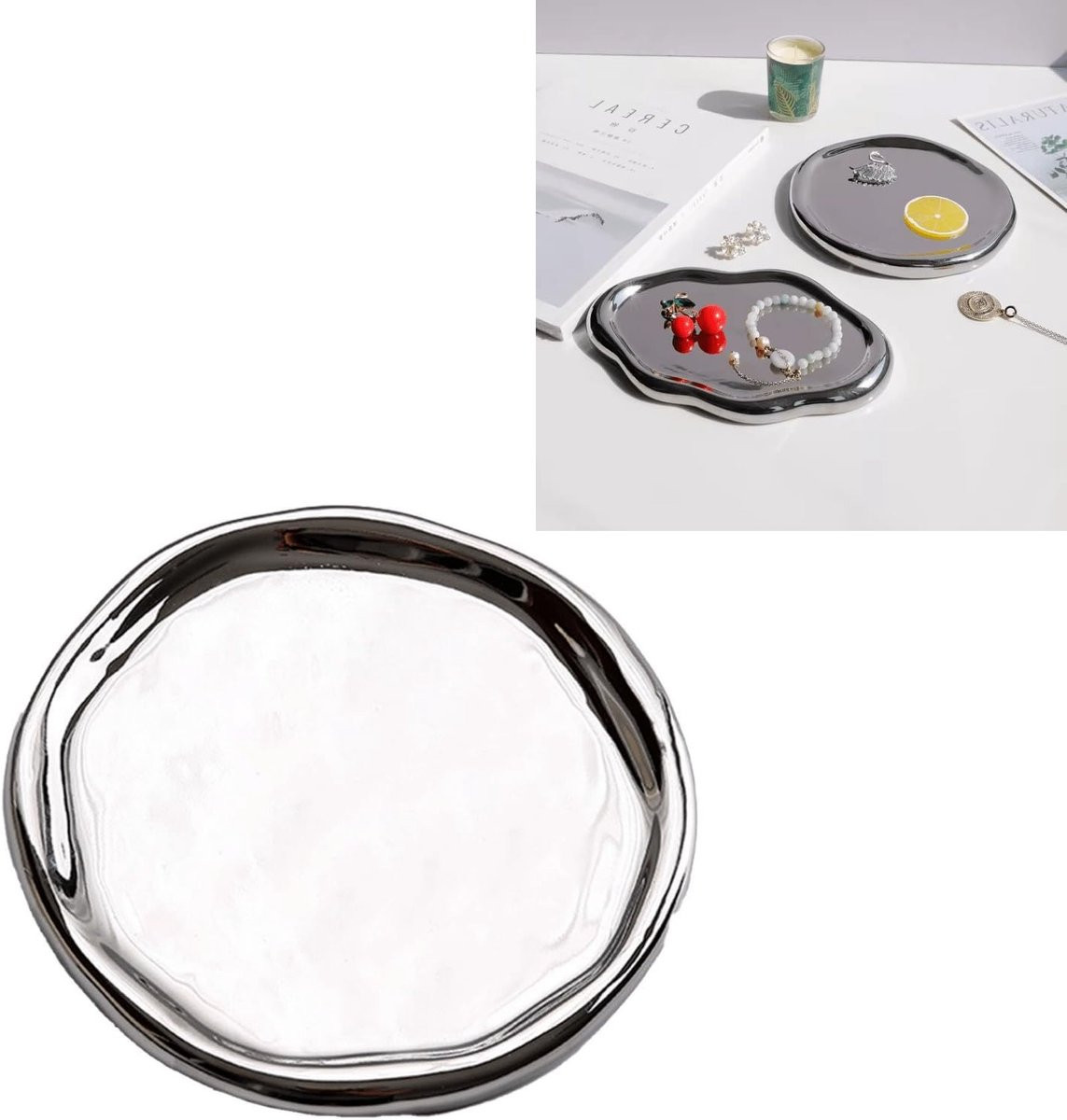 Creatieve Wolkvormige Keramische Schaal voor Sieraden en Keukenaccessoires
