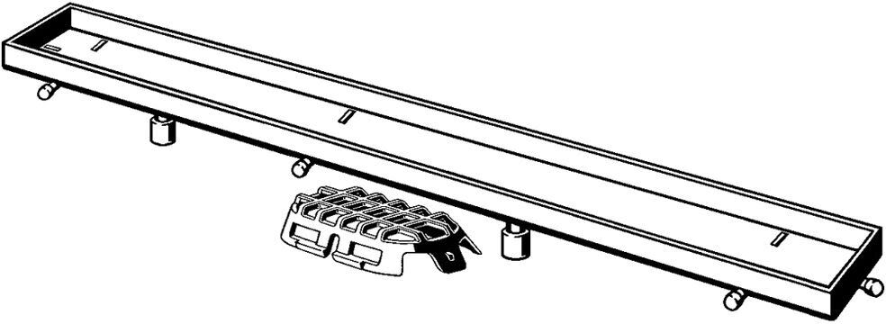 Viega Advantix Rost Visign ER13 90 cm, für Einlegung