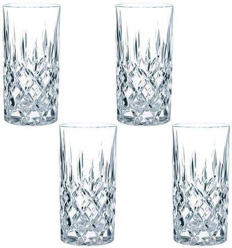 Nachtmann Noblesse Set of 4 Long Drink Glasses