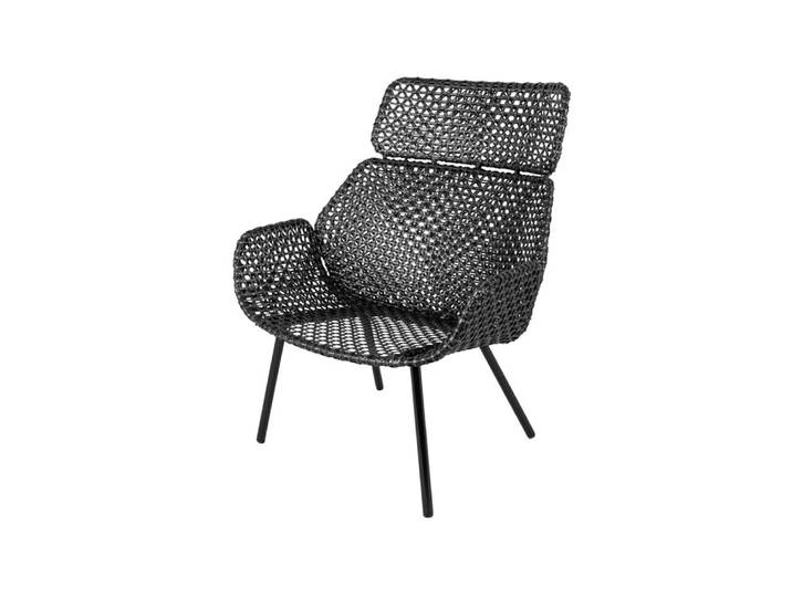 Cane-line Chaise Vibe Highback Black