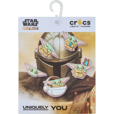 Schuhanstecker CROCS "Jibbitz™ Star Wars Grogu", Damen, multi, PVC, Schuhzubehör Schuhanstecker, Charm, Anstecker für Crocs Schuhe