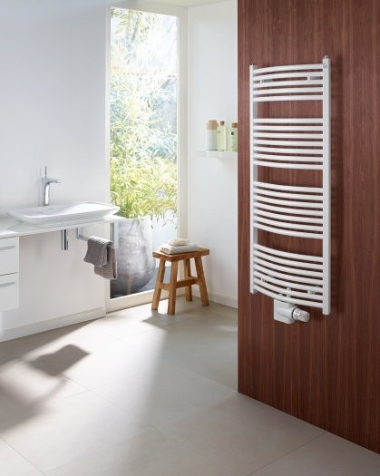 Zehnder Design-Heizkörper Zeno Bow, 1508 x 495 mm, Bronze, Warmwasserbetrieb, ZZ400450GG00000 ZZ400450GG00000