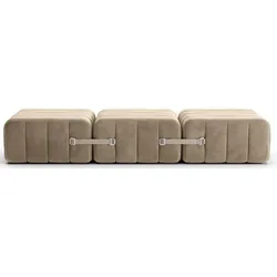 Curt Sofaset Barcelona Grau / Braun