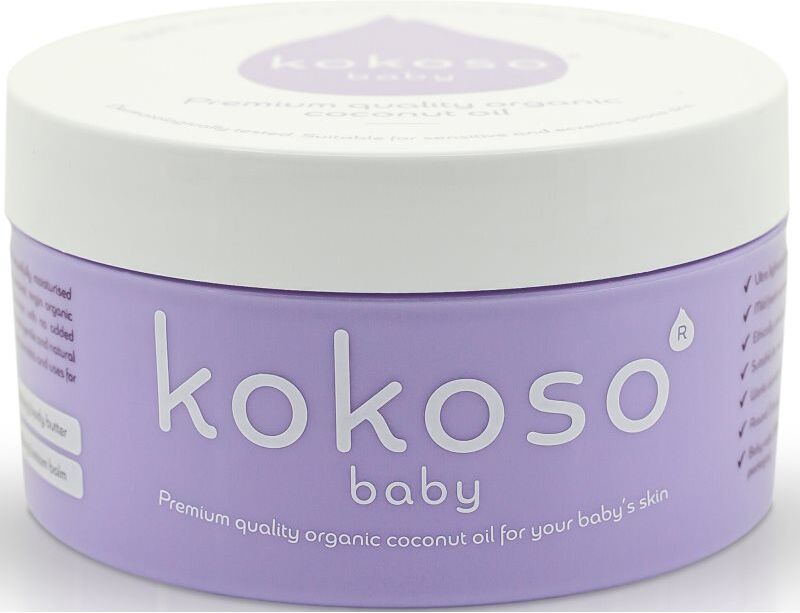 Kokoso Baby Kids Bio-Kokosöl für empfindliche Haut für Kinder ab der Geburt 168 g
